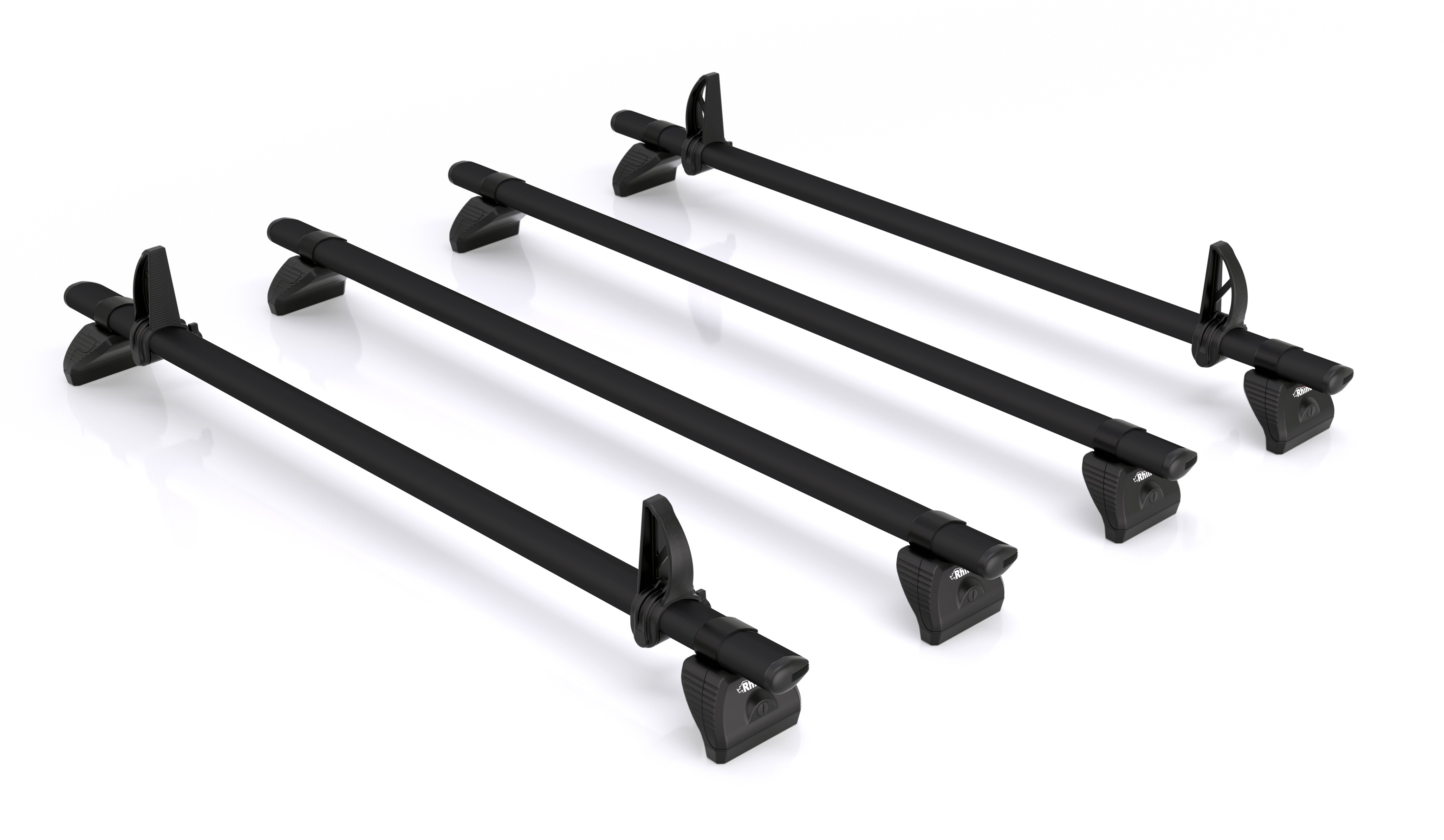 Rhino KammBar Black 4 Bar Van Roof Bar System - Mercedes Vito 2003-2015 - RA4BA