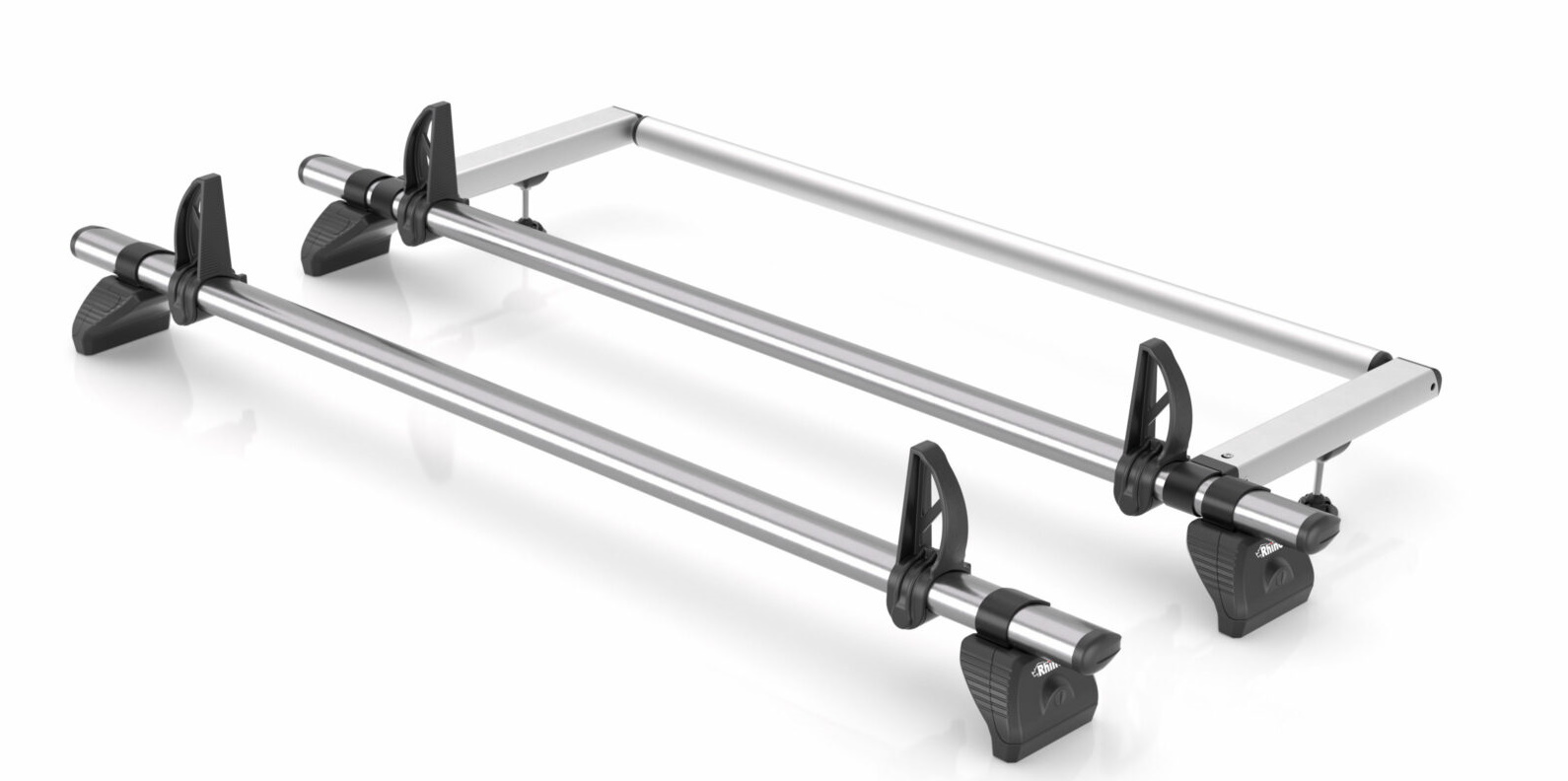 Rhino KammBar Fleet 2 Bar Van Roof Bar Roof Rack System With Roller - Citroen Berlingo 2018 On SWB L1 - GB2FL + BR37