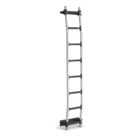 Rhino Aluminium 8 Step Rear Door Ladder - Fiat Ducato 2006 On H3 - AL8-LK36