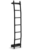 Rhino Black Aluminium 7 Step Rear Door Ladder - Fiat Talento High Roof (H2) - BL7-LK21