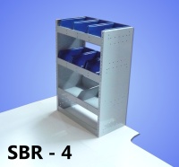 Steel Modular Van Shelving Unit SBR4