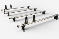 4 Ulti Bar+ Aluminium Roof Rack Bars For The Fiat Scudo Long XL 2022 On Lwb Low Roof L2 H1 - VG335-4