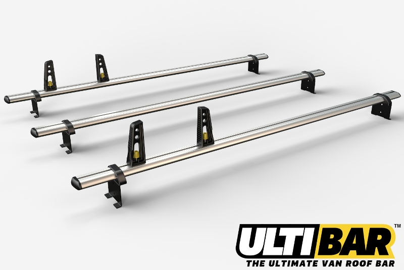 3 Ulti Bar+ Aluminium Roof Rack Bars For The Iveco Daily H1 Low Roof 2000 Up To 2014 Van - VG207