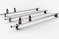 3 Ulti Bar+ Aluminium Roof Rack Bars For The Iveco Daily H1 Low Roof 2000 Up To 2014 Van - VG207