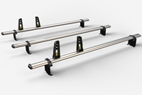 3 Ulti Bar+ Aluminium Roof Rack Bars For The Swb High Roof Vauxhall Vivaro 2014-2019 Van - VG211-3