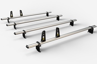 4 Ulti Bar+ Aluminium Roof Rack Bars For The Swb High Roof Vauxhall Vivaro 2014-2019 Van - VG211-4
