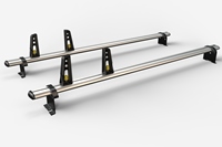 2 Ulti Bar+ Aluminium Roof Rack Bars For The Low Roof Toyota Proace Compact L1H1 Van July 2016 Onwards - VG334-2