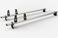 2 Ulti Bar+ Aluminium Roof Rack Bars For The Low Roof Renault Trafic Pre Oct 2014 Short Wheel Base Van - VG255-2