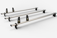 3 Ulti Bar+ Aluminium Roof Rack Bars For The Low Roof Vauxhall Vivaro Pre Oct 2014 Long Wheel Base Van - VG255-3