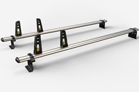 2 Ulti Bar+ Aluminium Roof Rack Bars For The Swb VW Volkswagen T6 Transporter Van - VG263-2