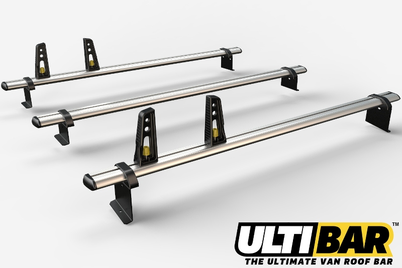 3 Ulti Bar+ Aluminium Roof Rack Bars For The Fiat Fiorino Van - VG270-3