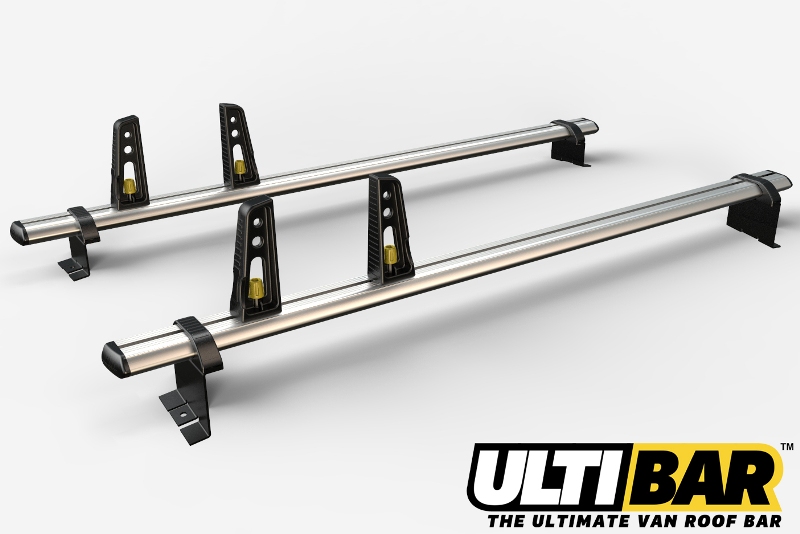 2 Ulti Bar+ Aluminium Roof Rack Bars For The Citroen Berlingo 2008-2018 LWB Low Roof (L2H1) - VG271-2