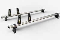 2 Ulti Bar+ Aluminium Roof Rack Bars For The Peugeot Partner 2018 On SWB - VG338-2