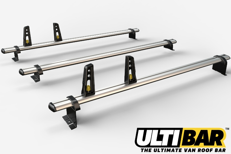 3 Ulti Bar+ Aluminium Roof Rack Bars - Citroen Berlingo 2018 On SWB - VG338-3