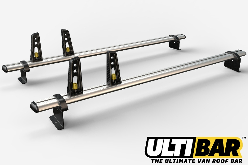 2 Ulti Bar+ Aluminium Roof Rack Bars For The Mercedes Citan 2008-2022 Swb Compact L1 Van - VG276-2
