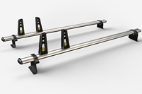 2 Ulti Bar+ Aluminium Roof Rack Bars For The Renault Kangoo Compact SL Van Jan 2009-2021 - VG276-2