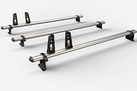 3 Ulti Bar+ Aluminium Roof Rack Bars For The Renault Kangoo LL Van Jan 2009-2021 - VG276-3