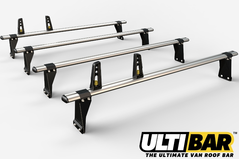 4 Ulti Bar+ Aluminium Roof Rack Bars For The Land Rover Defender 90 1983 Up To 2020 - VG281-4