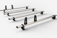 4 Ulti Bar+ Aluminium Roof Rack Bars For The VW Caddy LWB L2 2021 Onwards - VG341-4