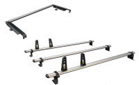 Ulti Bar+ Aluminium 3 Bar Van Roof Rack System with Rear Roller - Ford Custom 2013-2023 SWB Low Roof (L1H1) - VG304-3 and VGR-09