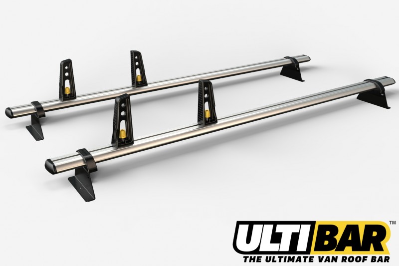 2 Ulti Bar+ Aluminium Roof Rack Bars For The Lwb Low Roof Fiat Talento Van - VG315-2