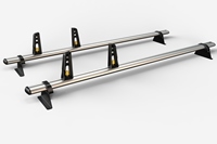 2 Ulti Bar+ Aluminium Roof Rack Bars For The Swb Low Roof Nissan NV300 Van - VG315-2