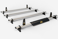 4 Ulti Bar+ Aluminium Roof Rack Bars For The Swb Low Roof Nissan NV300 Van - VG315-4