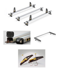 Ford Transit Custom Ulti Bar+ Aluminium 2013-2023 Swb L1 and Lwb L2 - 3 Bar Ulti Bar Special Offer Bundle Package - VG304-3