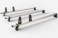 3 Ulti Bar+ Aluminium Roof Rack Bars For The Swb VW Volkswagen T6 Transporter Van - VG263-3
