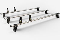 3 Ulti Bar+ Aluminium Roof Rack Bars For The Swb Low Roof Ford Transit 2000 Up To 2014 - VG49-3