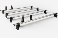 4 Ulti Bar+ Aluminium Roof Rack Bars For The Swb Low Roof Ford Transit 2000 Up To 2014 - VG49-4